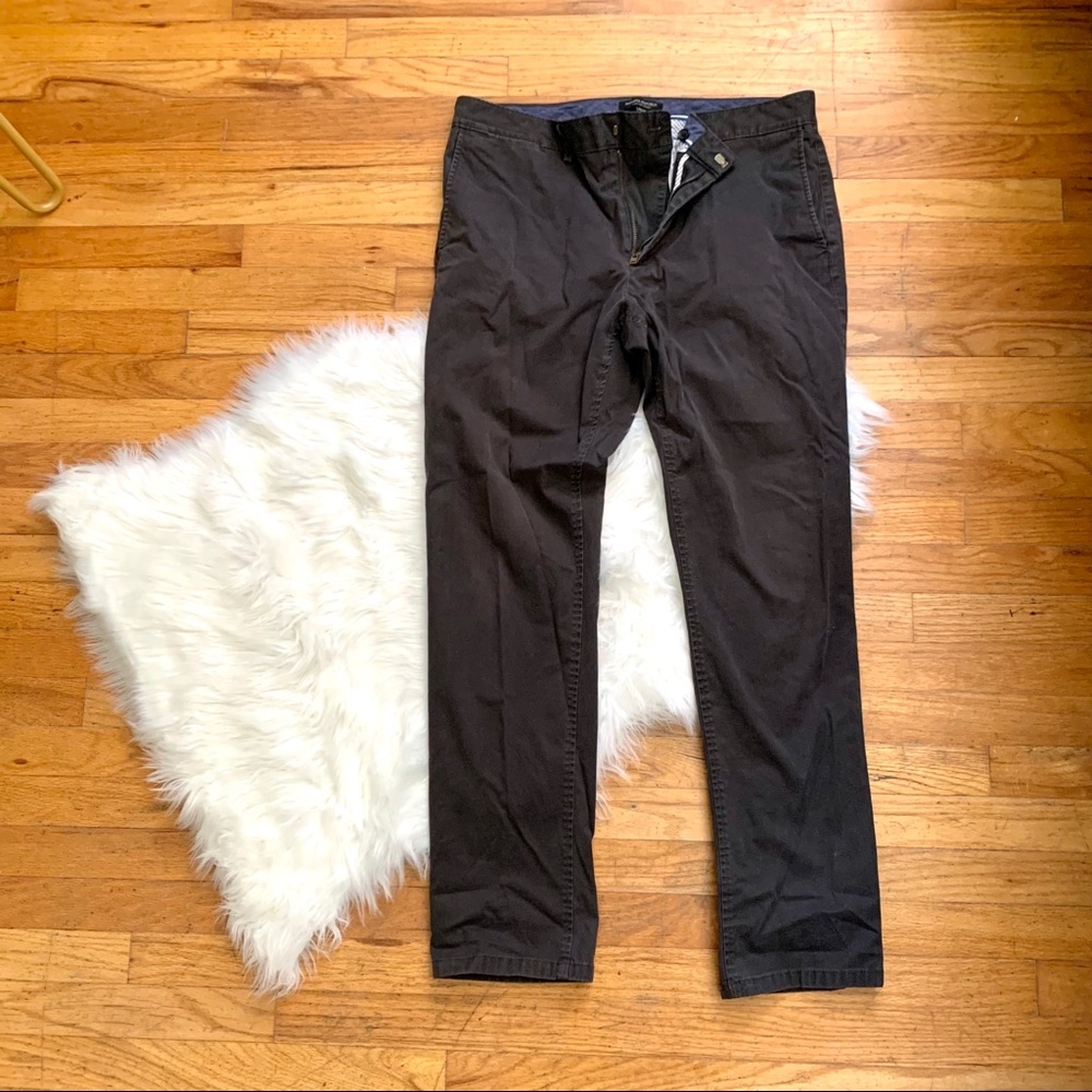 MENS -Banana Republic Fulton Chino Washed Charcoal